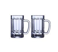 OIFAODAO, Vaso de pinta personalizado, tazas cerveza cristal con asa, juego 2 vasos cristalería for bebidas, for agua, vino, zumo, bar,Vasos de cerveza