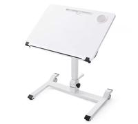 OIFJROIW Escritorio móvil pie, Escritorio Ordenador portátil Altura, Mesa portátil Colocar sobre Cama, para salón, Uso médico y Oficina casa