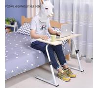 OIFJROIW Escritorio Plegable Ordenador portátil, Mesa Noche Multiusos, Escritorio Estudio Regulable Altura, para Salones, dormitorios y comedores(60 * 40)