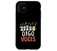 Oigo Voces Director del Coro Cantante del Coro Carcasa para iPhone 11