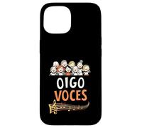 Oigo Voces Director del Coro Cantante del Coro Carcasa para iPhone 15