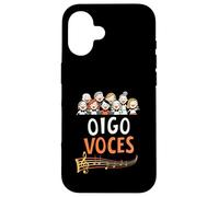 Oigo Voces Director del Coro Cantante del Coro Carcasa para iPhone 16