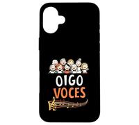 Oigo Voces Director del Coro Cantante del Coro Carcasa para iPhone 16 Plus