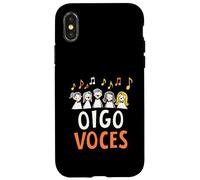 Oigo Voces Director del Coro Cantante del Coro Carcasa para iPhone X/XS