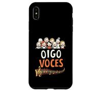 Oigo Voces Director del Coro Cantante del Coro Carcasa para iPhone XS MAX
