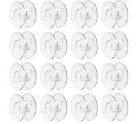 OIGWBPH 16 unidades costura accesorios, canillas maquina coser, adecuado para máquinas de coser con canilla, plástico (Transparente)