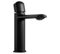 OihPaw Grifo de Lavabo, Monomando de Latón Negro, Mezclador para Lavabo | Mezclador de alta presión y ahorro de agua, Grifo para baño y fregadero de cocina, Fácil de instalar, Resistente y duradero