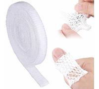 Oiieco Vendaje tubular transpirable para dedos, vendaje tubular de malla elástica de elastano sin amoniaco, 1,5 cm × 10 m, para vendaje de compresión y cuidado de heridas