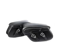 OIJJSNX Bolsa Moto Asiento Trasero Alforjas Universales Motocicleta 2 Uds 43x15x26cm Cuero Sintético Bolsas Laterales Traseras Impermeables Equipaje Almacenamiento