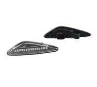 OIJJSNX Intermitentes Espejo Para Mazda 5 CW 6 GH Para MX-5 ND RX-8 Luces Indicador Lateral Para Fiat 124 Luces LED Dinámicas Señal Giro Para Coche Spir(2Pcs Dynamic Smoked)