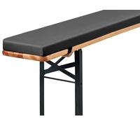 OIJKLA Cojín Largo de 180 x 25 x 3 cm, Resistente al Agua, Suave, de Repuesto, para Asiento.