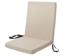 OIJKLA Cojín para Exterior, 1 Pieza, 90 x 45 x 5 cm, cojín para Silla de jardín con Respaldo Alto y Lazos, cojín para Asiento para sillas de jardín, tumbonas.