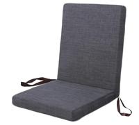 OIJKLA Cojín para Tumbona, 1 Unidad, 110 x 50 x 5 cm, cojín para Silla de jardín con Respaldo Alto y Lazos, cojín para Asiento para sillas de jardín, tumbonas.