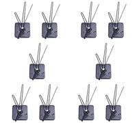 Oikabio 10 Conjunto Reloj de Pared de Repuesto DIY Partes de Reparación de Manos Mecanismo de Movimiento del Péndulo Motor de Reloj de Cuarzo con Kit de Manos Y Accesorios (14.5X13X8.5cm)