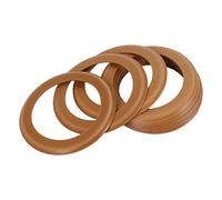 Oikabio 10pcs 1100W Compresor Dental Uso Pistones Poliimida Anillo de Goma Libre de Aceite Compresor PTFE Anillos