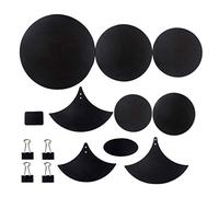 Oikabio 14 Piezas/Tambor de Espuma de Goma Bajo Tambor PequeñO Sonido Apagado Silencioso Conjunto de Almohadillas de PráCticaaccesorio para Instrumentos Musicales