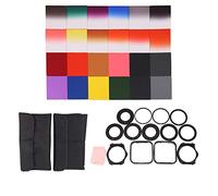 Oikabio 24 filtros ND + graduados + 9 anillos adaptadores, soporte de filtro para capó de lente para la serie P