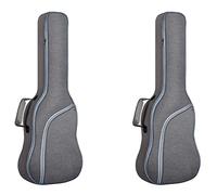 Oikabio 2X Estuche para Guitarra Eléctrica Acolchado de 12 mm Doble Hombro Ajustable para Guitarra Eléctrica Bajo Guitarra Clásica Y Más