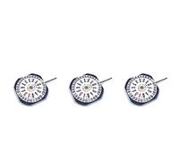 Oikabio 3X Mecanismo de Reloj para VX43E VX43 Mecanismo Japonés, Ventana de Calendario Doble de, Mecanismo de Cuarzo con Batería
