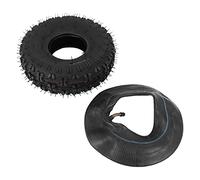 Oikabio 4.10-4 410-4 4.10/3.50-4 Tubo interior + neumáticos para rototiller de jardín, quitanieves, cortacésped, camión, carretilla Go Cart Kid