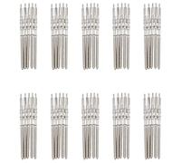 Oikabio 50 Piezas Reloj de Movimiento Kit de de Vástago de Acero Reloj Piezas NH35 NH36 NH38 NH39 Movimiento Repuestos de Vástago de Reloj