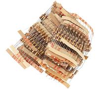 Oikabio 500 unidades de 50 valores 1/2 W 0,5 W 5 % de resistencia de carbono