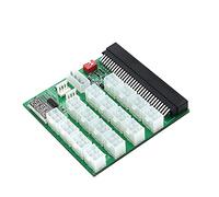 Oikabio ATX 16X 6Pin 12V Fuente de alimentación Breakout Board con sincronización y administración remota Power Board para ETH/BTC Mining