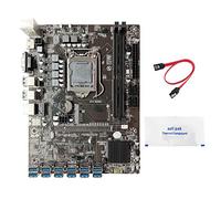 Oikabio B250C BTC placa base +grasa térmic cable SATA 12XPCIE a USB3.0 GPU ranura LGA1151 DDR4 MSATA para ETH