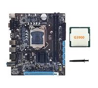 Oikabio La placa base de escritorio H110 soporta CPU de 6/7 generación LGA1151 Memoria DDR4 de doble canal+CPU G3900 + térmica