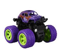 Oikabio Mini 4Wd Inercia Giratoria Juguete Fricción Fuerza Cuatro Ruedas Travesaños Carro Mo Inercial Juguete