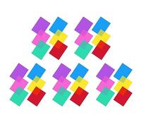 Oikabio Pack de 30 láminas de gel de color, película transparente de colores, resistente al para lámparas, filtro de colores (30 x 21 cm)