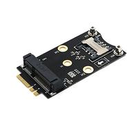 Oikabio PCI-E a .2 A/E PCIE Tarjeta de red inalámbrica a M2 NGFF clave A+E Wifi Tarjeta Raiser Wifi Adaptador Adaptador Adaptador con Ranura para Módulos WiFi/WWAN/LTE