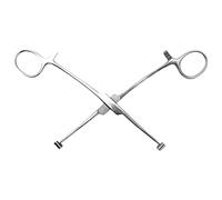 Oikabio Pinzas para el septum de acero inoxidable, herramienta de perforación corporal, herramienta profesional de punción para cejas, perforada