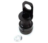 Oikabio Soporte plegable para pedal de bicicleta de cambio rápido para Buckle Mks Pedal Adaptador de montaje de cuadro portátil negro