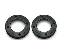 Oikabio Tapa de brazo de manivela de 2 piezas compatible con sistema Dub, aleación de aluminio negra /M30 cubierta lateral BB30/Dub, tapa de fijación del brazo de manivela
