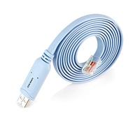 OIKWAN Cable de consola USB Cisco, cable de consola USB a RJ45 compatible con routers/switch/Windows 7, 8,10 (12 pies)