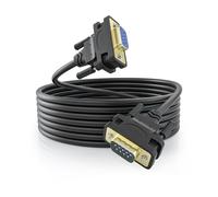 OIKWAN DB9 RS232 Serial cable male to female, 9 pines RS-232 straight cable for data communications