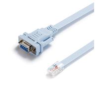 OIKWAN para Cisco 72-3383-01 RJ-45 a DB-9 Rollover Cable de consola, 6 pies de largo
