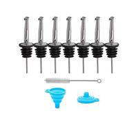 Oil And Vinegar Dispenser 71-pack Flip-top Bottle Pouring Spout for Spirits