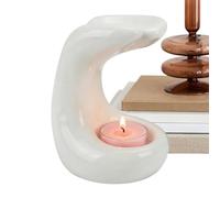 Oil Burner Diffuser, Hand Shaped Warmer, Ceramic Aromatherapy Burner, fragancia Heating Decor, for Home Bedroom Office Kitchen Coffee Table Housewarming Gift Women Mom Sister