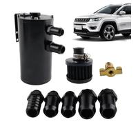 Oil Catch Can Aluminum Alloy High-Flow - Breather Filter Reservoir Oil for
