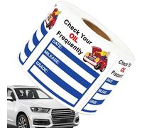 Oil Change Reminder Sticker - 150 Sheets Oil Change Decals Stickers For Car | Easy-Peel Window Decoration Windscreen Decals For Racing, Pickup Trucks, Minivan