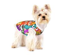 Oil Cute Schnauzer Dogs - Camiseta de algodón sin mangas para perro, chaleco para mascotas, camisetas ligeras estampadas para pequeñas