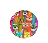 Oil Cute Schnauzer Dogs - Juego de tarjetas de ambientador de coche redondas, aroma a lavanda, 10/24 piezas
