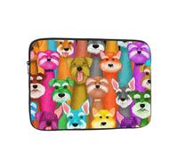 Oil Cute Schnauzer - Funda protectora delgada para laptop, diseño de perros Schnauzer