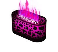 Oil Diffuser, Crack Flame Aromatherapy Humidifier, Auto Shut-Off, Multi-Functional Scent Diffuser, Quiet Mist Dispenser for Yoga Spa Tent Hotel Car Nursery Bathroom Living Room