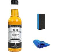 Oil Film Remover for Glass,Auto Glass Oil Film Remover,Car Windshield Cleaner,Car Mounted Glass Oil Film Remover,Invisible Glass Cleaner Spray (1pcs)