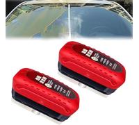 Oil film remover for glass, powerful windshield cleaner, oil-repellent film for car windows, hydrophobic glass coating for windshield (2Pcs)