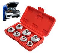Oil Filter Socket Wrench Set - 7piece Oil Filter Wrench Tool Non-Slip