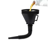 Oil Funnel Tool, Fluid Transmission Adapter, Flexible Long Spout with Extended Reach, Workshop Funnel with Compact Design, Free Pouring Aid, Vehicle Maintenance Accessory for Garage Marine
